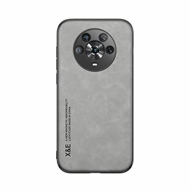Imagem de Kepuch Silklike Capa para Honor Magic 4 - Case Placa de Metal Embutida para Honor Magic 4 - Cinza