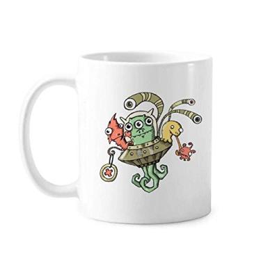 Imagem de Caneca do monstro do universo e alienígena cerâmica xícara de café e porcelana