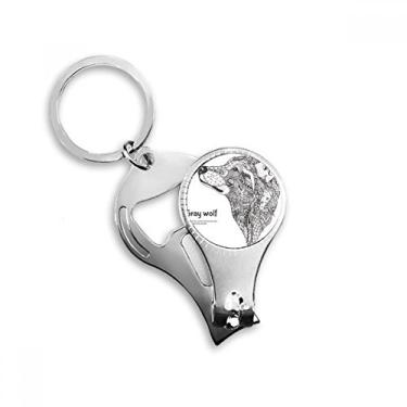 Imagem de Cortador de unhas Grey Wolf Friend Company anel abridor de garrafas