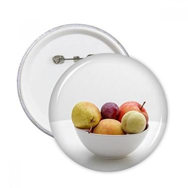 Imagem de Frutas frescas temperadas fotografia imagem pinos redondos crachá botão emblema acessório decoração 5 peças