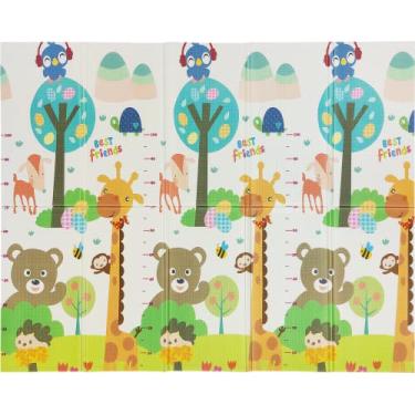 Imagem de Ibimboo Tapete Animais Nas Alturas 150 X 200 Dobrável