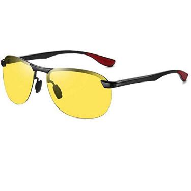 Imagem de Oculos de Sol Masculino Quadrado de Aluminio Esporte com Proteção Uv400 AORON 4302 (C4)