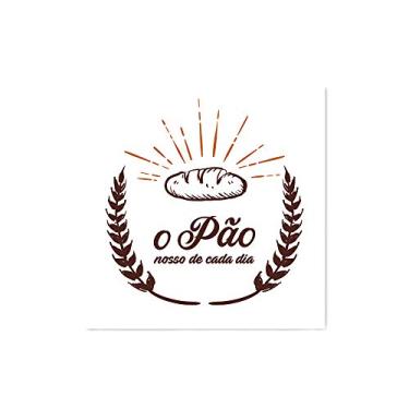Imagem de Arte Maníacos Quadro Decorativo O Pão Nosso De Cada Dia - 30x30cm