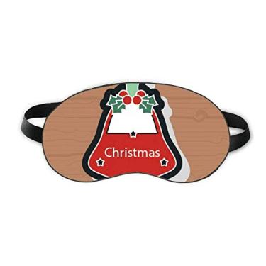 Imagem de Sinos de Natal Natal Desenho Ícone Sono Eye Shield Soft Night Vlindfold Shade Cover