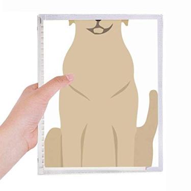 Imagem de Caderno protetor animal para amantes de animais de estimação escravo folhas soltas diário recarregável papelaria