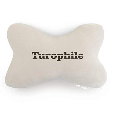 Imagem de DIYthinker Almofada estilosa para decoração de pescoço de turophile para carro, almofada para encosto de cabeça