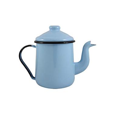 Imagem de Cafeteira Tradicional 12 Esmaltada Azul claro - 1100 ml - Ewel