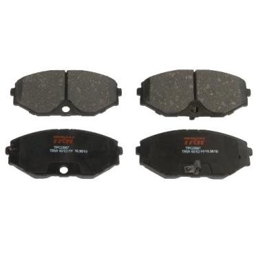 Imagem de TRW Conjunto de pastilhas de freio a disco TPC0587 para Infiniti J30: 1993-1997 dianteiro
