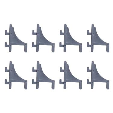 Imagem de TOVINANNA 8Pcs Clipes De Prateleira De Freezer Ganchos De Suporte De Geladeira Suporte De Prateleira Mais Clipes De Freezer (Tamanho De Plástico 11)