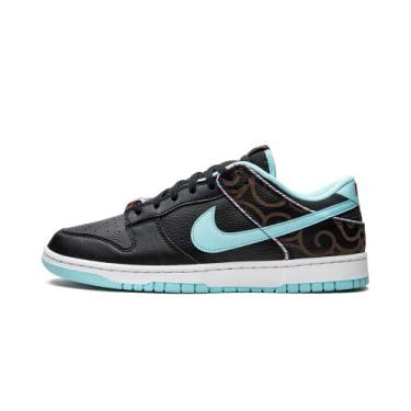 Imagem de Nike Masculino Dunk Low, Branco/Canyon roxo-preto-branco, 8.5