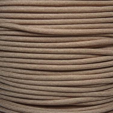Imagem de Paracord MIL-C-5040H tipo III de titânio feito com 7 fios autênticos genuínos 550 LB True 550 Especificação Militar Corda de paraquedas tática de quermanta de nylon, Desert Tan, 50 Feet
