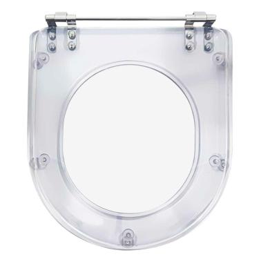 Imagem de Assento Sanitário Acrilico Transparente Calypso para vaso Incepa