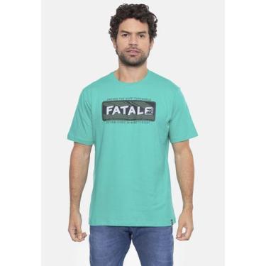 Imagem de Camiseta Fatal Estampada Extrusion Verde Sea Green