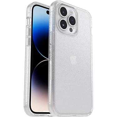 Imagem de OtterBox Capa Symmetry Clear Series para iPhone 14 Pro Max (apenas) - Embalagem sem varejo - Stardust (glitter transparente)