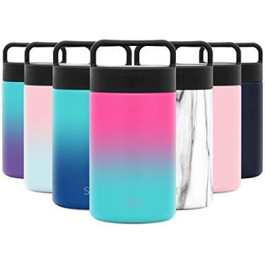 Imagem de Simple Modern Garrafa térmica para alimentos quentes | Aço inoxidável reutilizável isolado a vácuo à prova de vazamento, armazenamento de almoço para tigela de smoothie, sopa, aveia | Coleção de