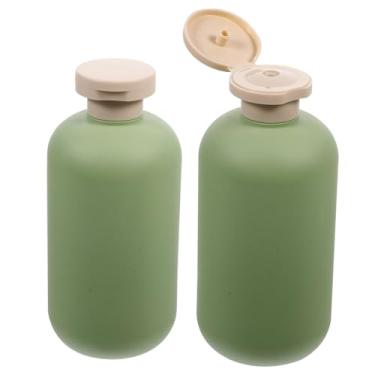 Imagem de Amosfun 6 Peças garrafa de gel de banho xampu Frascos recarregáveis ​​de shampoo e condicionador recipiente de creme apertar garrafas dispensador de enxaguatório bucal Corpo