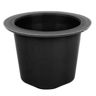 Imagem de 30 cápsulas de café, conveniente copo de filtro de café com pincel de colher de papel de folha de alumínio, 3 x 2,9 cm, xícaras de cápsula de café ecológicas para cozinha (preto)