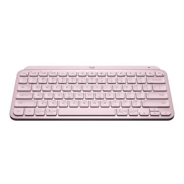 Imagem de Teclado Logitech MX KEYS Mini Rosa Padrão US 920-010507