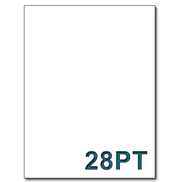 Imagem de Placa de suporte de 25 x 28 cm (25 peças) - papelão grosso de 28 PT com núcleo branco sólido - Foto excepcional e suporte de arte/embalagem de produto para 21 cm x 28 cm