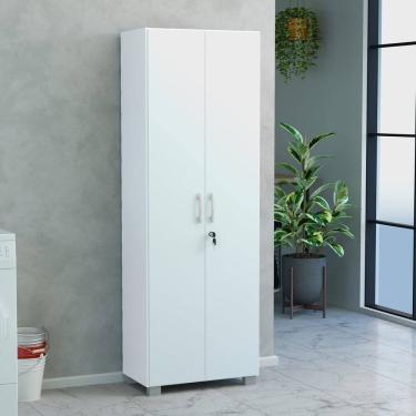 Imagem de Armário Multiuso com 2 Portas e 1 Chave Vegas Branco