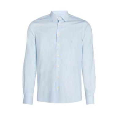 Imagem de Camisa Masculina Dudalina ML Milano Fit Azul Claro - 530105-Masculino
