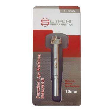 Imagem de Broca Forstner 15Mm Para Dobradiça Caneco Fechaduras