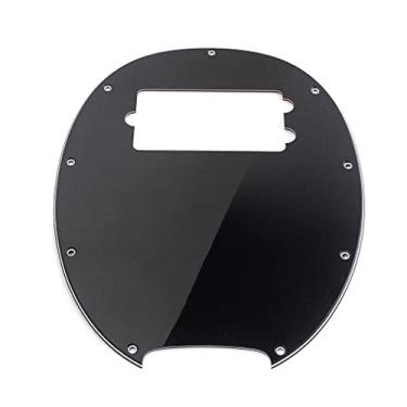 Imagem de Pickguard de guitarra baixo de 3 camadas para Music Man 4 cordas baixo, arranhão ou com captador duplo - preto