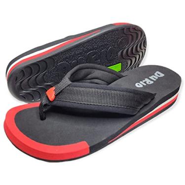 Imagem de Chinelo DuRio Balance Star Premium Esporão Fascite Leve cor:vermelho;tamanho:40;genero:masculino