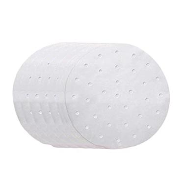 Imagem de 100 forros de papel manteiga para fritadeira a ar, antiaderentes e pré-cortados, vaporizador e ferramenta de cozimento para forno, fritadeira a ar e churrasqueira - 3 tamanhos disponíveis - Cozinha