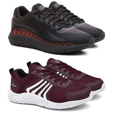 Imagem de Kit Tenis Masculino SPEED Urban + Tênis Running Academia - Preto/Vermelho - 39