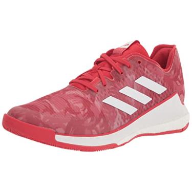 Imagem de adidas Tênis feminino Crazyflight Indoor Court, Team Collegiate vermelho/branco/branco, 41