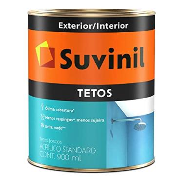 Imagem de Tinta Acrílica Fosca para Teto 900ml Branco Neve - 51470724 - SUVINIL - Tinta Acrílica Fosca para Teto 900ml Branco Neve - 51470724 - SUVINIL
