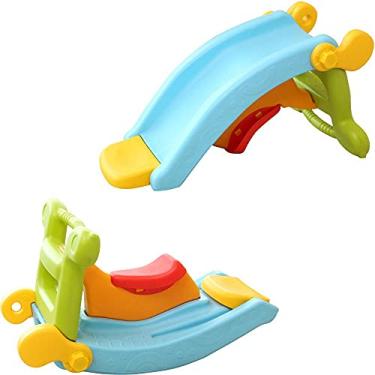 Imagem de Playgrung Escorregador e Gangorra Infantil, Importway, Multicor
