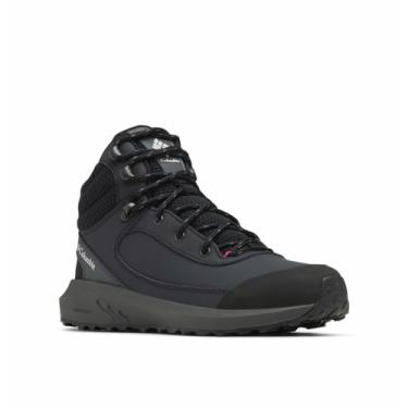 Imagem de Columbia Tênis feminino Trailstorm Peak Mid para caminhada, Preto/cinza escuro, 37
