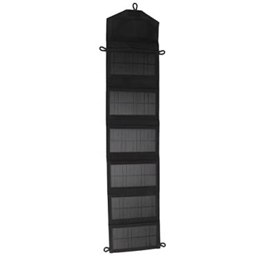 Imagem de Saco Dobrável do Painel Solar de 20w, Carregador Portátil da Saída de Usb Dupla da Pilha Monocristalina para Tabuletas Dos Portáteis Dos Telefones Celulares