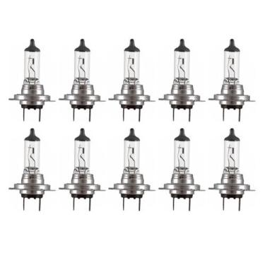Imagem de 10X Lampada Automotiva Halogena H7 55W 8500K Hid Farol Baixo - Velox P