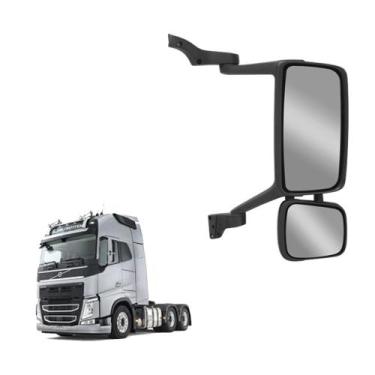 Imagem de Retrovisor c Auxiliar para Volvo FM 2010 a 2020 Lado Direito - Fabbof