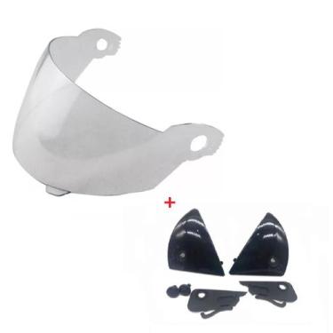Imagem de Kit Reparo + Viseira Cristal Capacete Ebf Rox Ebf Fit Ebf 7 - Poliviso