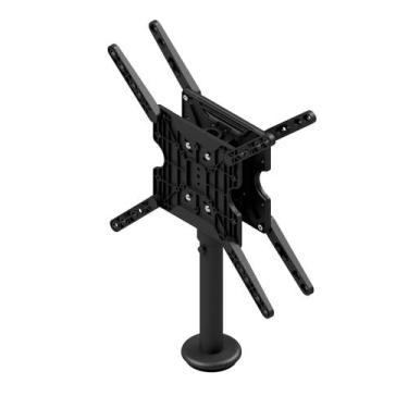 Imagem de Suporte Para 2 Tvs De Movel C/ Giro 10 Até 65 Pol - AVATRON, Preto