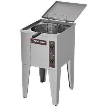 Imagem de Fritador Água Óleo 1 Cuba Metalcubas Fao1cr Elétrico, 220V