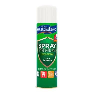 Imagem de Tinta spray multiuso 808 preto fosco 400ml - EUCATEX