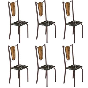 Imagem de Kit 6 Cadeiras Tubulares Júlia - Soma Móveis