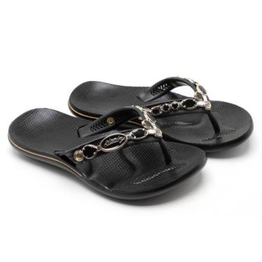 Imagem de Chinelo Feminino Barato Ortopédico Sandália Anti-Derrapante Vegano Com