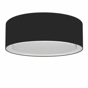 Imagem de Plafon Duplo Cilíndrico Md-3037 Cúpula em Tecido 60x25cm Preto - Bivol