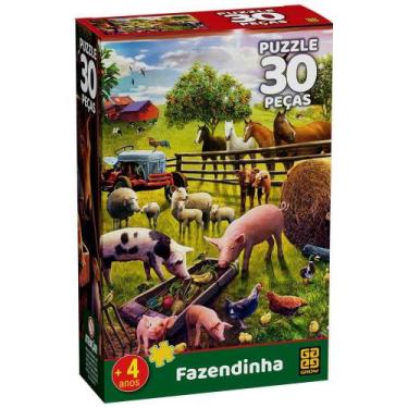 Imagem de Puzzle 30 Peças Fendinha - Grow