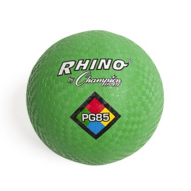 Imagem de Champion Sports Bolas de brinquedo Rhino Playground 21 cm D – Duas camadas, nylon ferido, verde