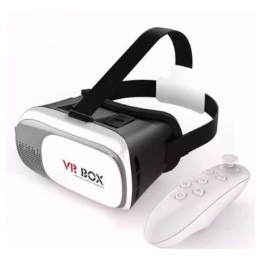 Imagem de Óculos Realidade Virtual Jogos E Videos Com Controle Bluetooth Vr Box 