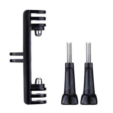 Imagem de Adaptador e Suporte para Duas Câmeras ou Flash GoPro Hero SJCam - Shoo