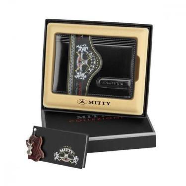 Imagem de Carteira Mitty Em Couro Preta - M0R