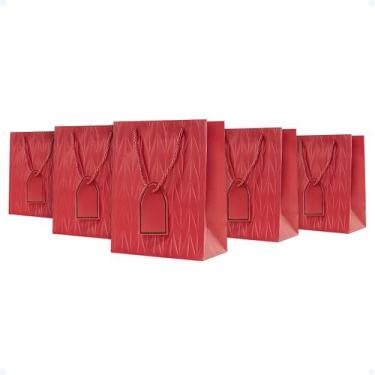 Imagem de Sacolas Papel Presente Lembrancinhas Estampada Pequena 5 Un - Hxt, Ver